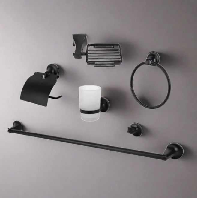 Accessories bathroom black
