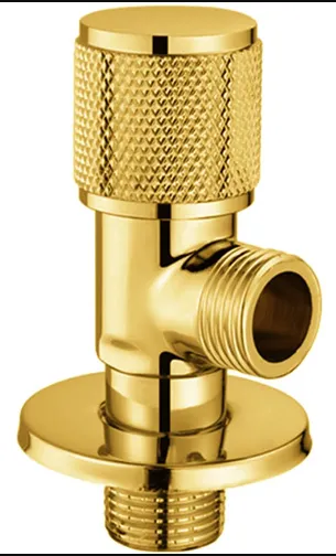 angle valve gold