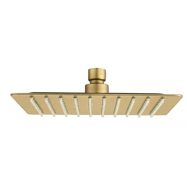 shower head 12 inch gold