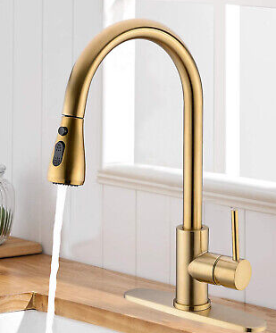 Faucet kitchen gold
