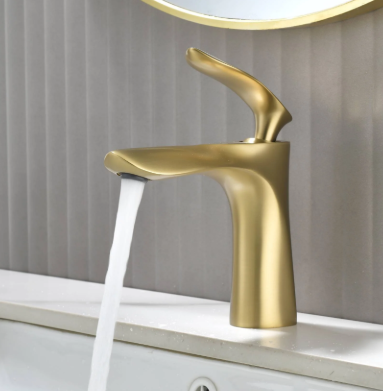 Faucet basin gold