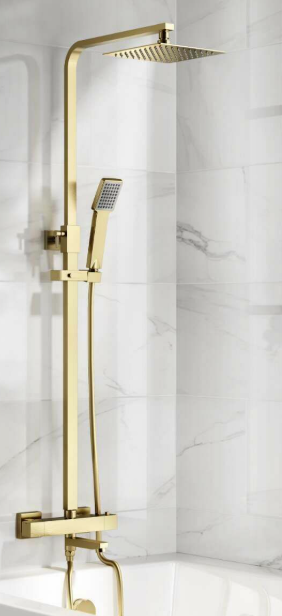 Shower set gold